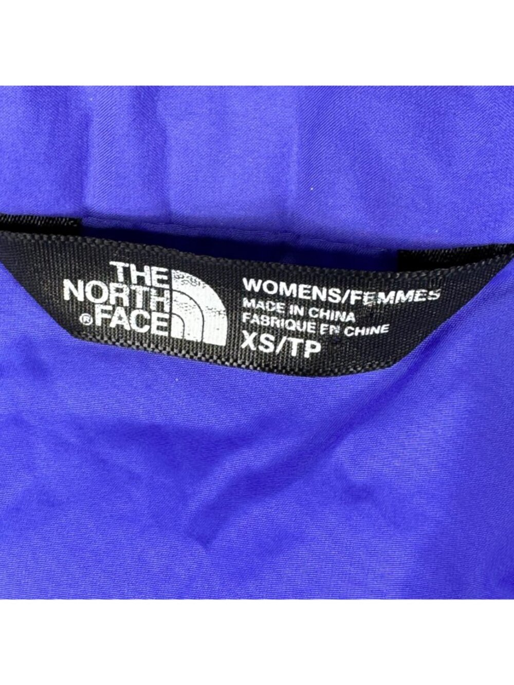 The North Face TNF Womens Quilted Jacket Purple XS Nylon Lightweight Full Zip - Picture 3 of 16